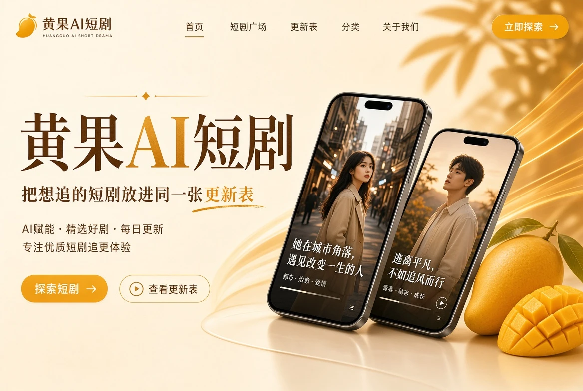 黄果AI短剧精选导览